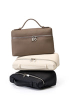 Bolsa Pequena Legítimo Couro Tote Rosa