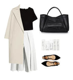 Bolsa Média Legítimo Couro Chloe Croco