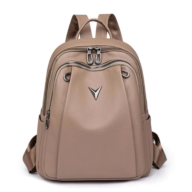 Mochila Feminina Legítimo Couro - V