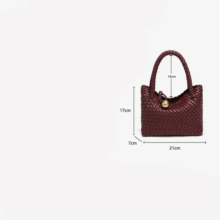 Bolsa Pequena Trançada Jasmine