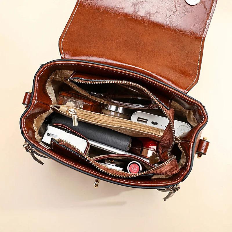 Bolsa Legítimo Couro - Nina