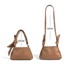 Bolsa Legítimo Couro Tiracolo Laço Hilda