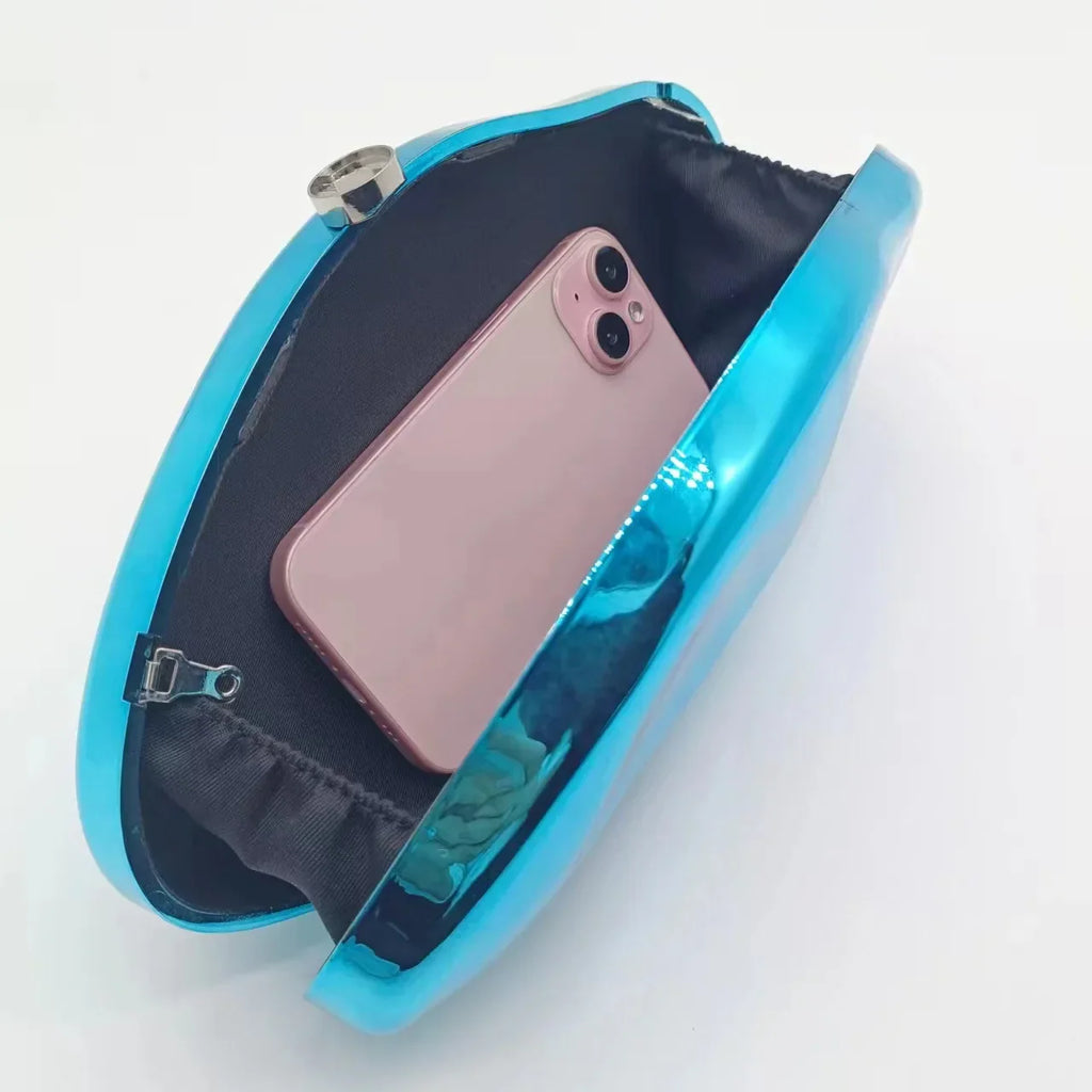 Bolsa Clutch Metalizada Nicole