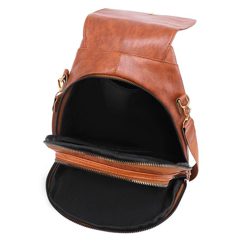 Mochila Feminina Legítimo Couro - Wood