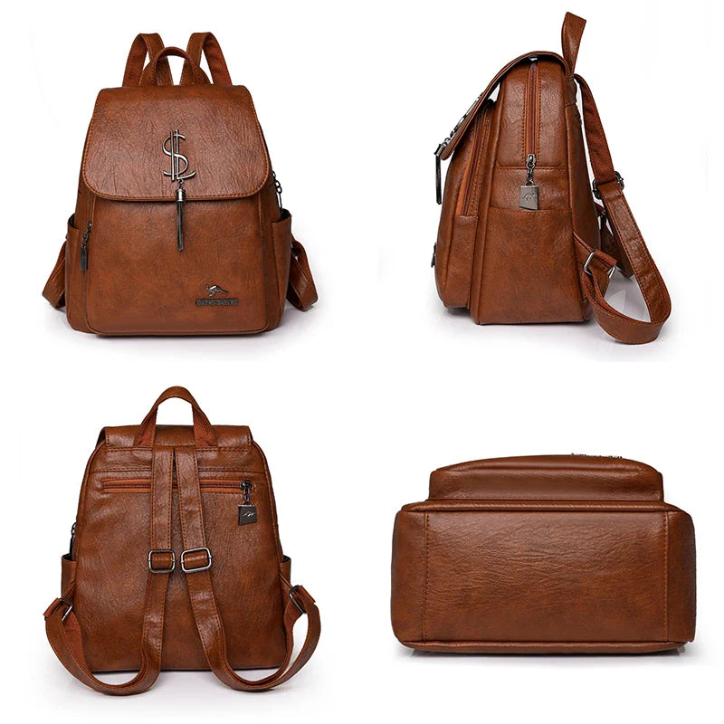 Mochila Feminina Legítimo Couro - Tess