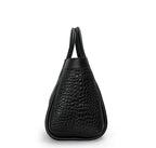Bolsa Média Legítimo Couro Chloe Croco