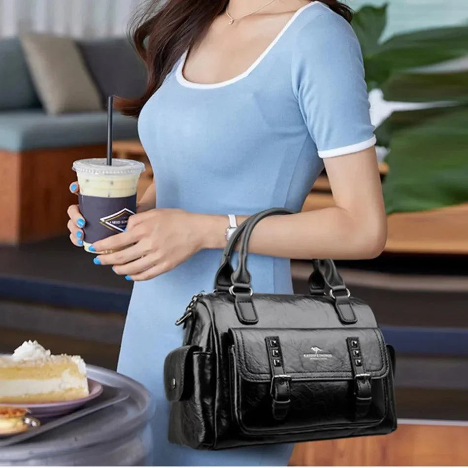 Bolsa Legítimo Couro - Diva