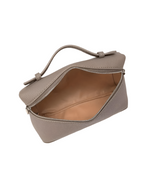 Bolsa Pequena Legítimo Couro Tote Rosa