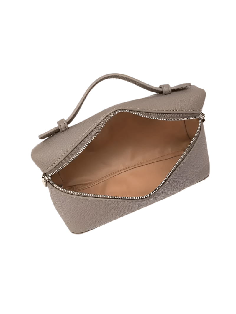 Bolsa Pequena Legítimo Couro Tote Rosa