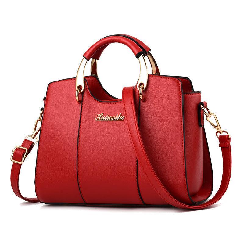 Bolsa Feminina Legítimo Couro Transversal Luxuosa - Atena