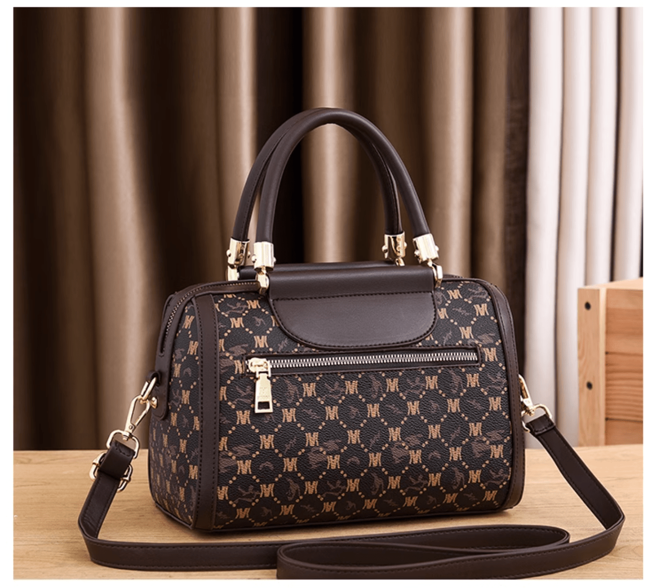 Bolsa Legítimo Couro - Faria