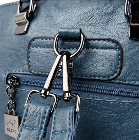 Bolsa Mochila em Couro Vivette