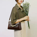 Bolsa Legítimo Couro - Lona