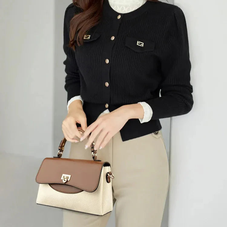 Bolsa Legítimo Couro - Luxary