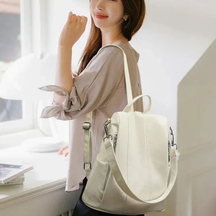 Mochila Feminina Legítimo Couro com Alça - Elowen