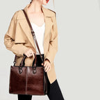 Bolsa Legítimo Couro - Louv