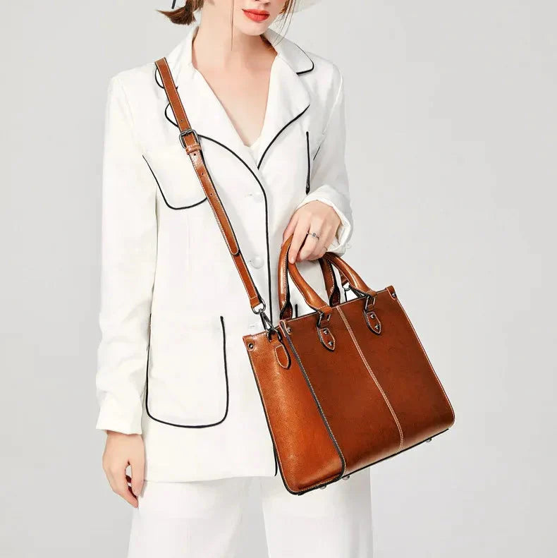 Bolsa Legítimo Couro - Louv