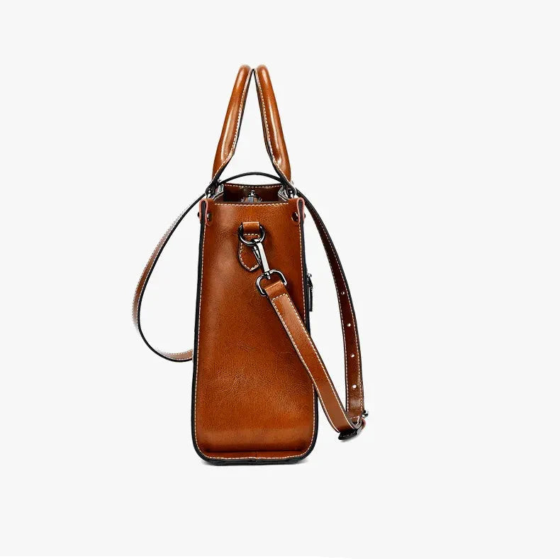 Bolsa Legítimo Couro - Louv