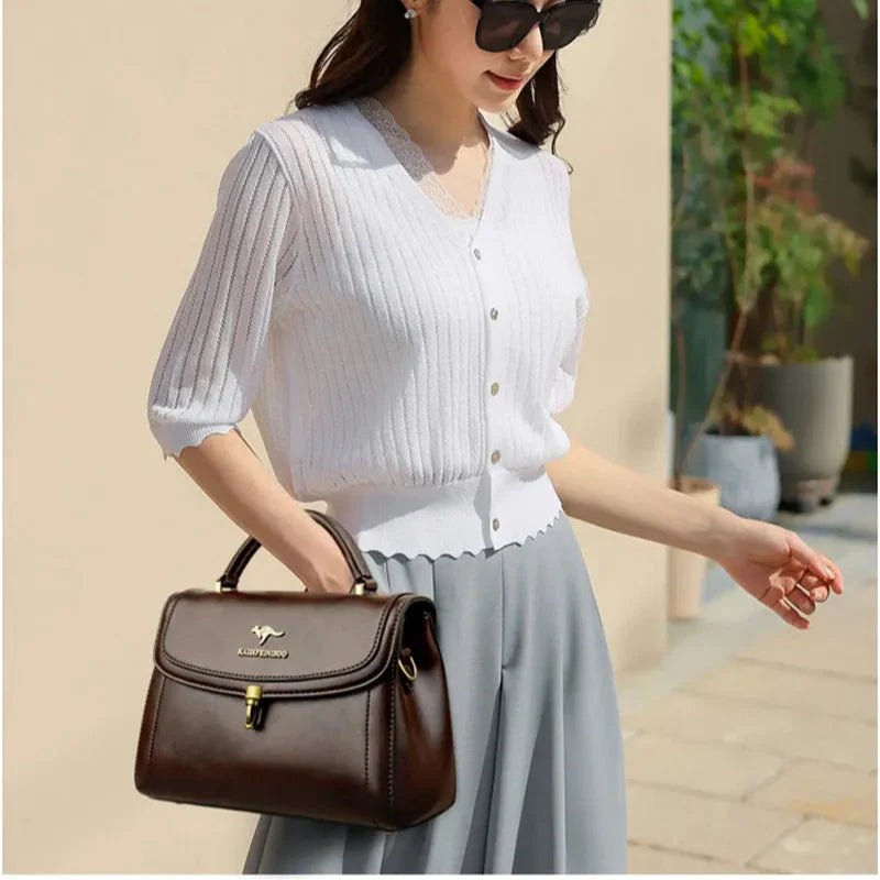 Bolsa Legítimo Couro - Venis