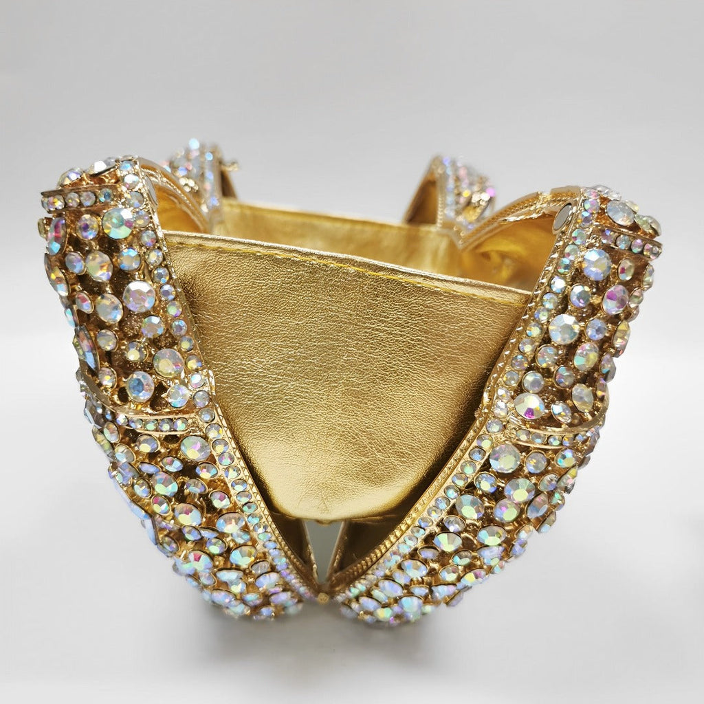 Bolsa Laço Clutch Strass Bianca