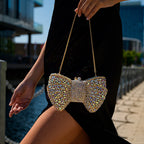Bolsa Laço Clutch Strass Bianca