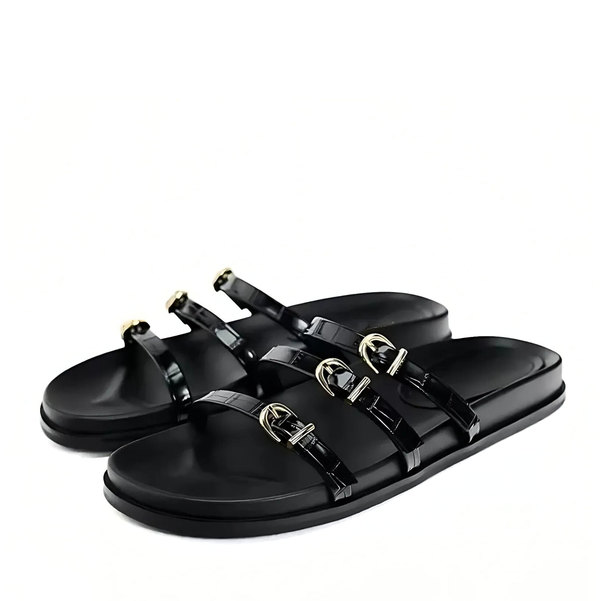 Sandalia Papete Tiras Vivien