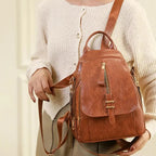 Mochila Feminina Legítimo Couro - Wood