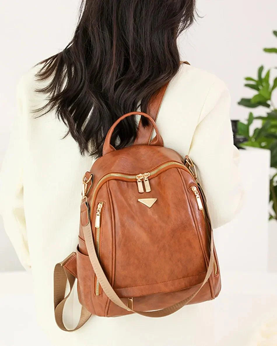 Mochila Feminina Legítimo Couro - Velence