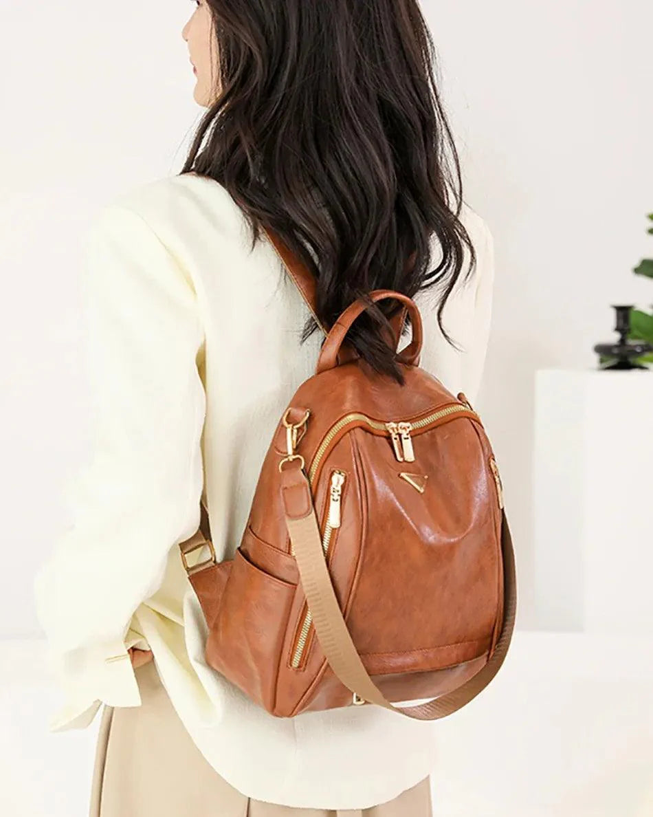 Mochila Feminina Legítimo Couro - Velence