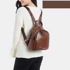 Mochila Feminina Legítimo Couro - Miny