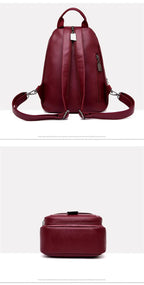 Mochila Feminina Legítimo Couro - Moon