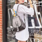 Mochila Feminina Legítimo Couro - Moon