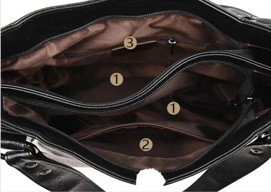 Bolsa Legítimo Couro - Atis