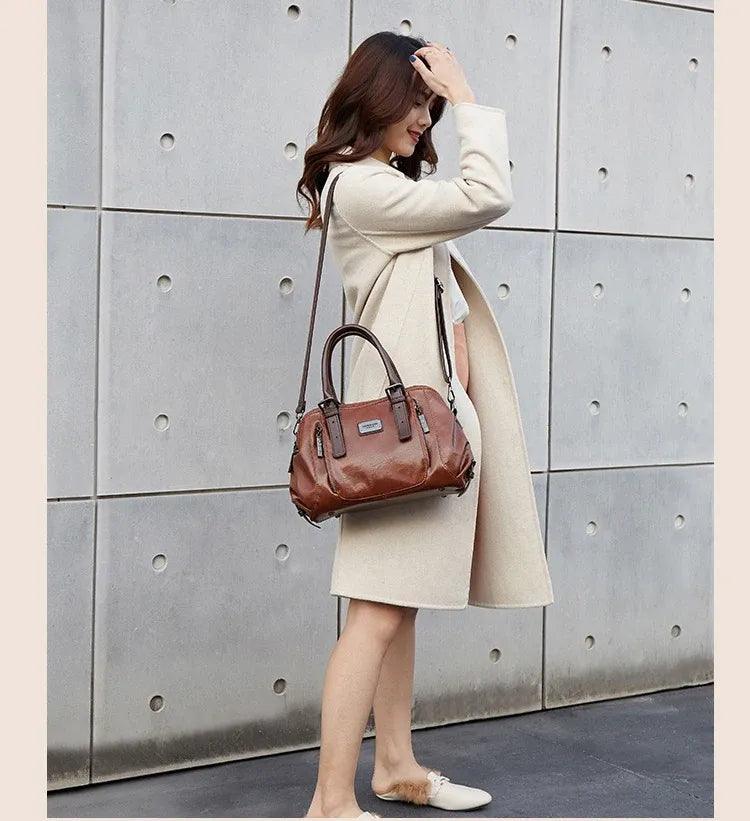 Bolsa Legítimo Couro - Alice