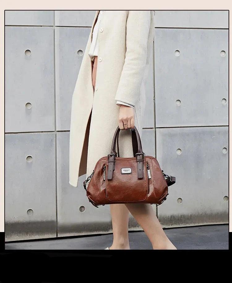 Bolsa Legítimo Couro - Alice