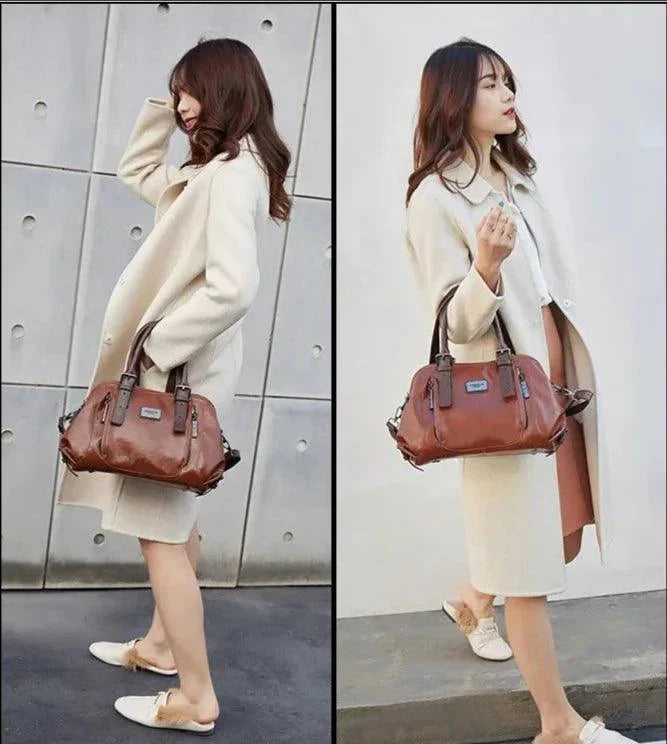 Bolsa Legítimo Couro - Alice