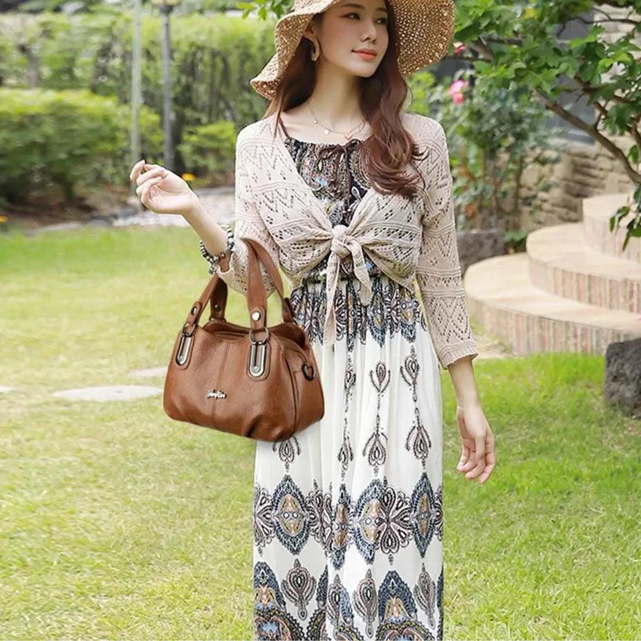 Bolsa Legítimo Couro - Bianca