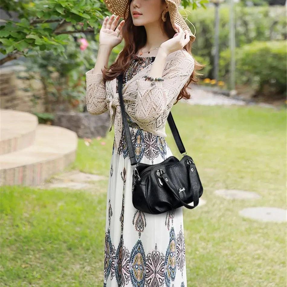 Bolsa Legítimo Couro - Bianca