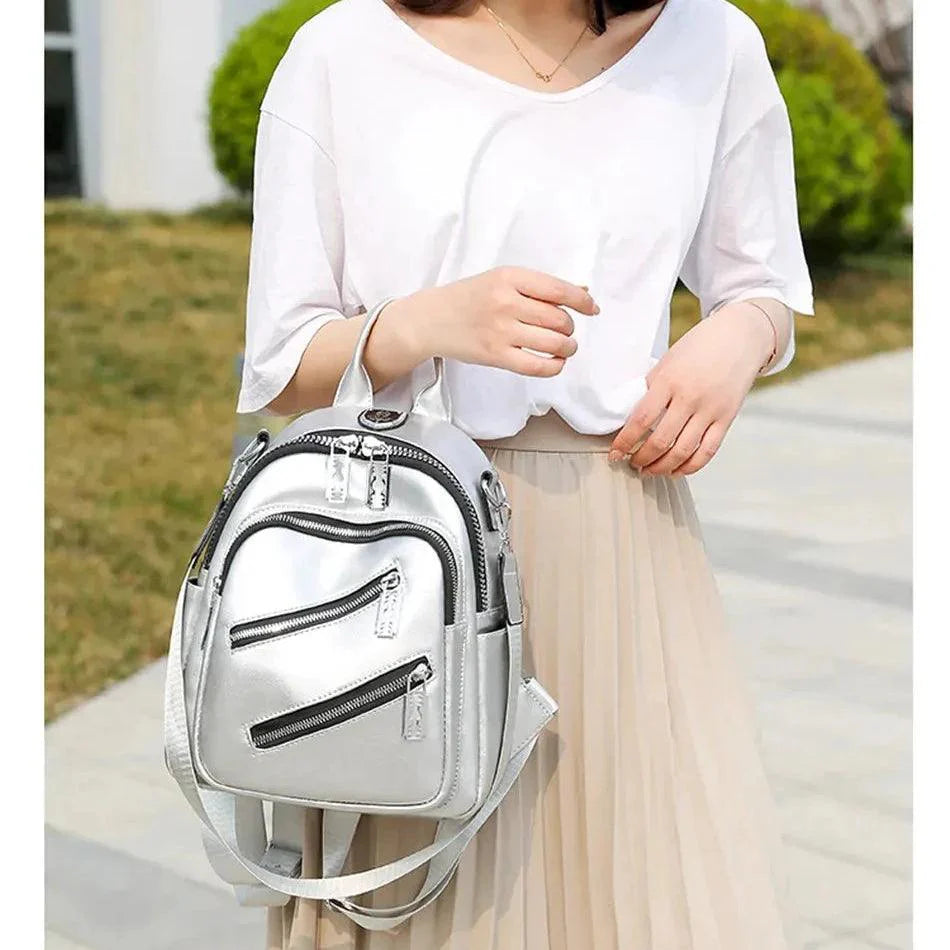 Mochila Feminina Legítimo Couro - Manuela