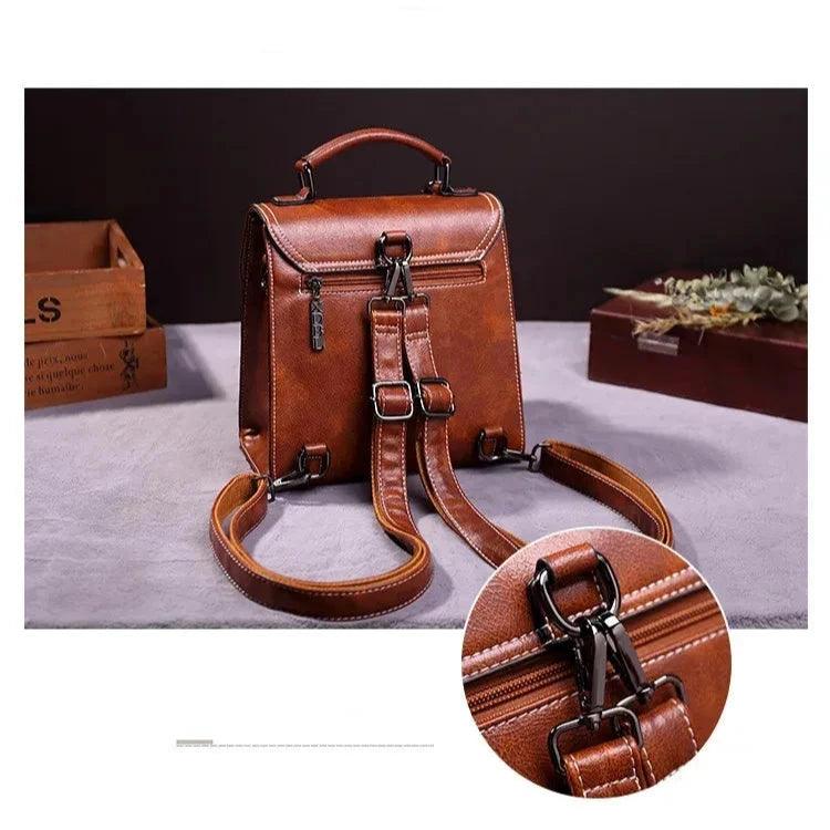 Mochila Feminina Legítimo Couro - Eva