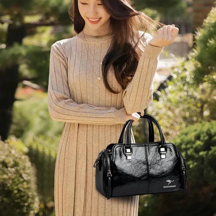 Bolsa Legítimo Couro - Jade