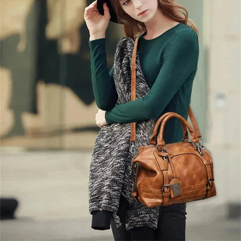 Bolsa Legítimo Couro - Rafaela