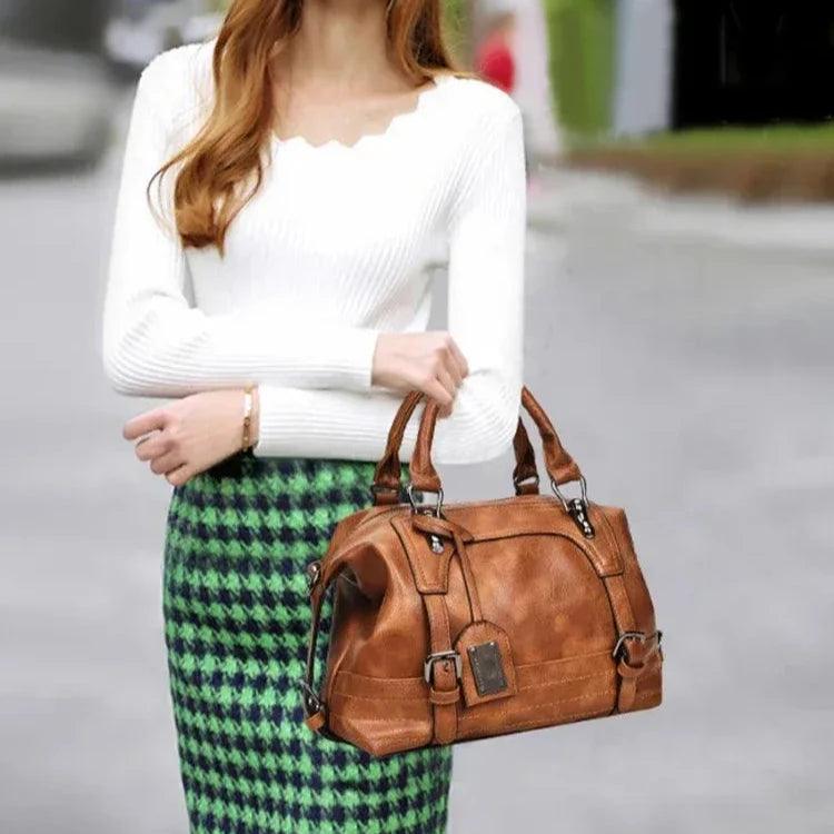 Bolsa Legítimo Couro - Rafaela