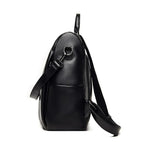 Mochila Feminina Anti Furto Legítimo Couro - Ju