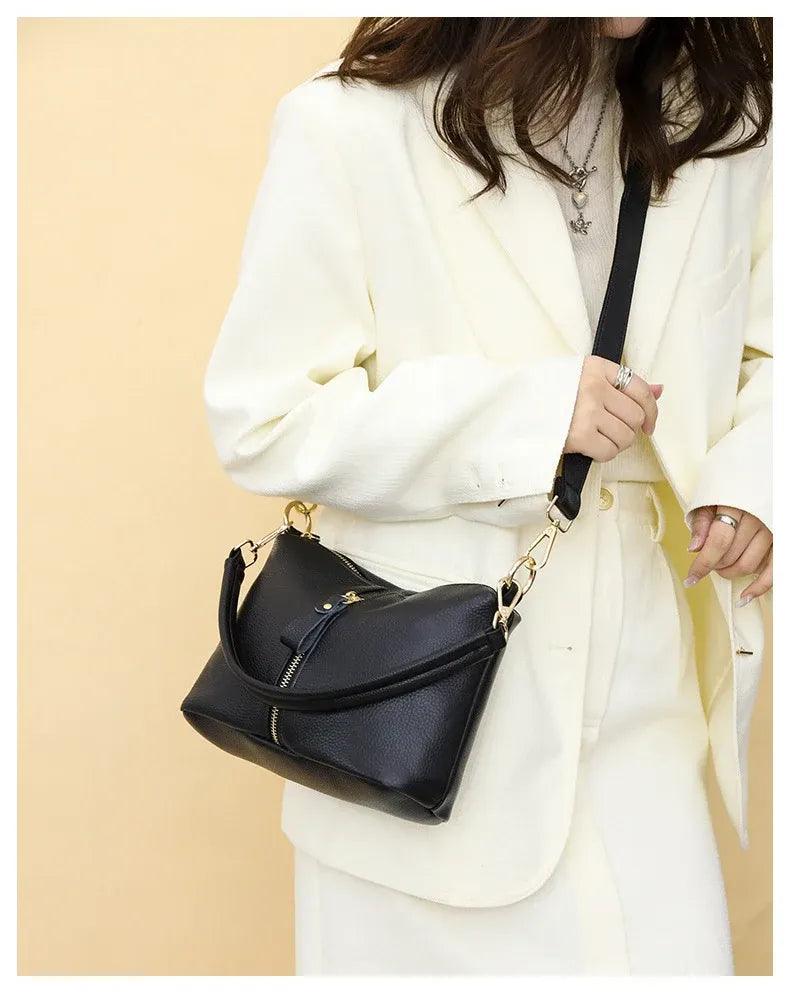 Bolsa Legítimo Couro - Tatiana