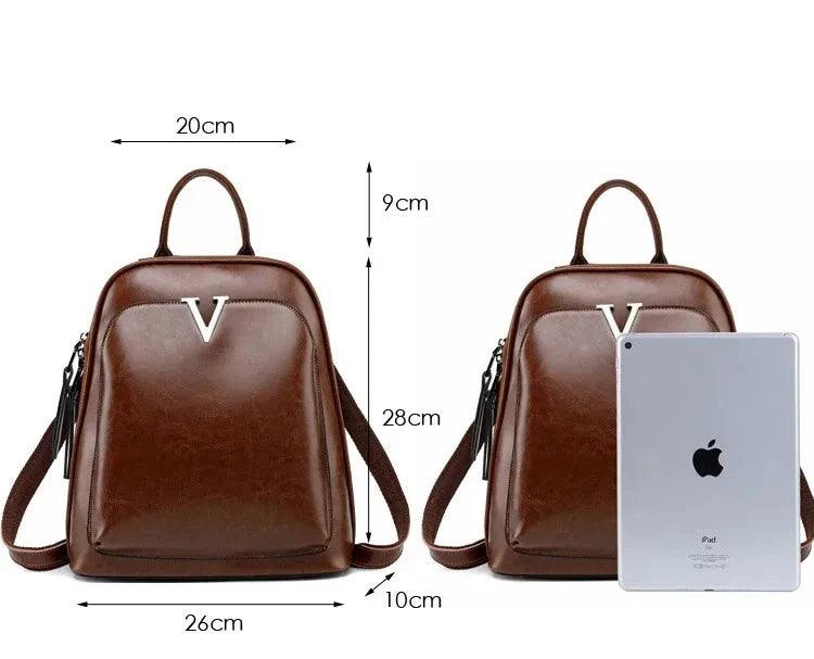 Mochila Feminina Legítimo Couro - Delphine