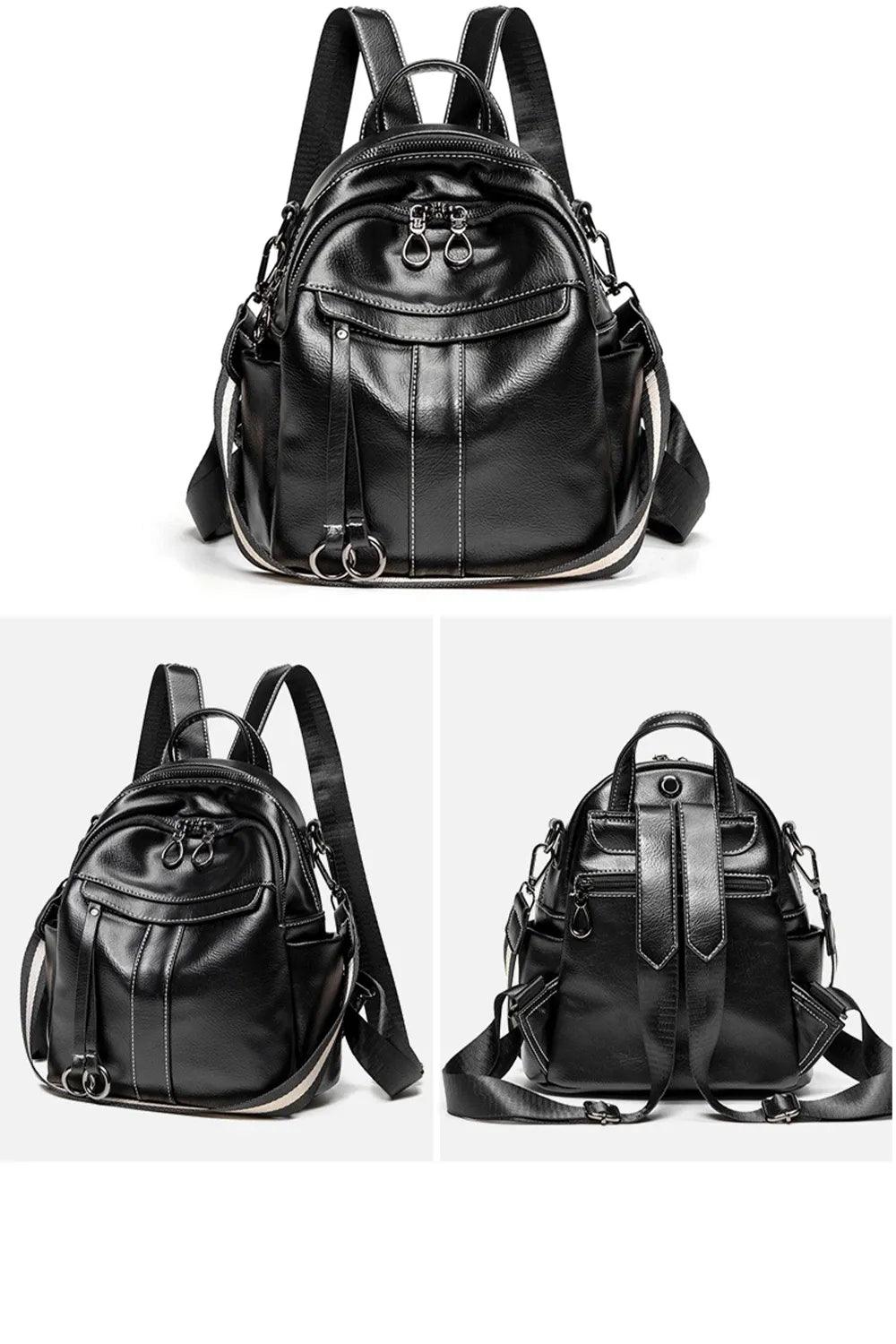 Mochila Feminina Legítimo Couro - Isolde