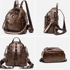 Mochila Feminina Legítimo Couro - Isolde