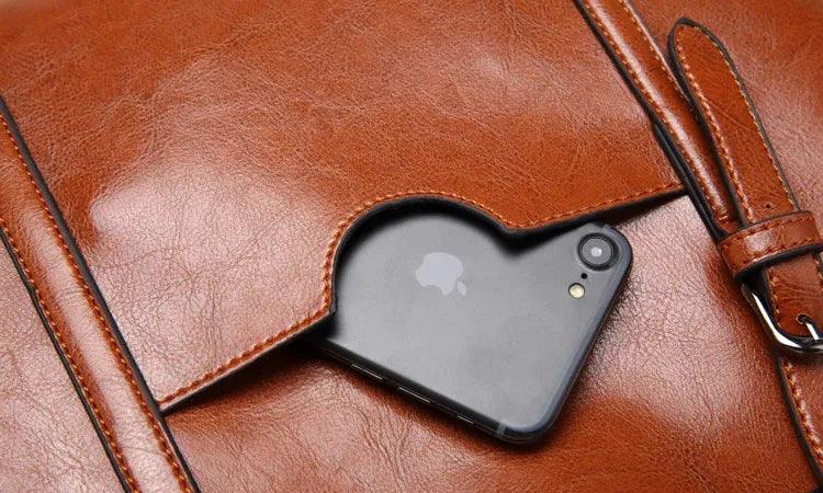 Bolsa Legítimo Couro - Mother