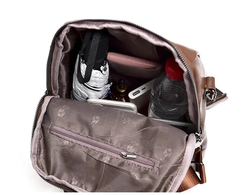 Mochila Feminina Legítimo Couro - Giselle